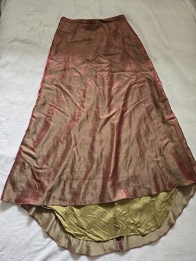 Shimmery Copper A-Line Skirt